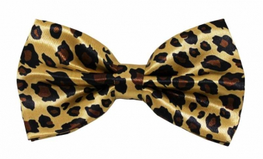 Trendy Bow Tie Leopard